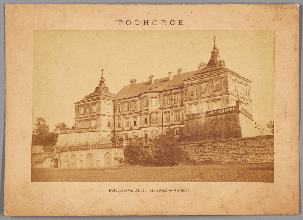 Підгорецький палац, 1880-ті роки.