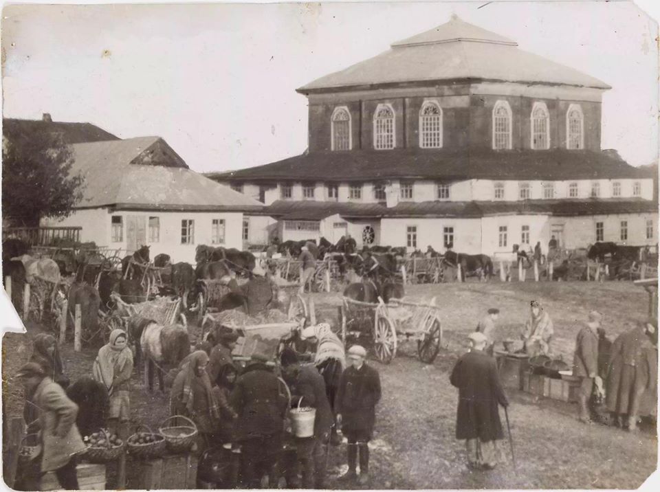 Велика синагога в Горохові в 1920-х рр., фото Алтера Кацизне.