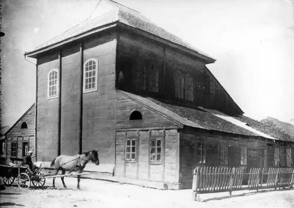 Порицьк (тепер Павлівка, Волинська обл.), дерев'яна синагога 18 ст. (фото Яна Булгака, 1930 р.), Yad Vashem Photo Collection.
