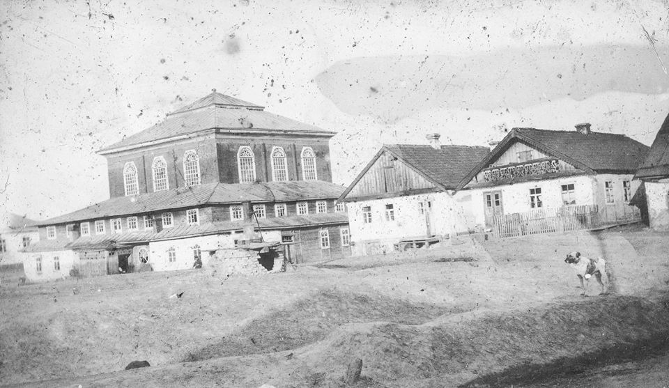 Велика синагога в Горохові (Волинська обл.), поч. ХХ ст, колекція NAC.