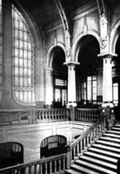 Інтер’єр вокзалу, 1907 р.