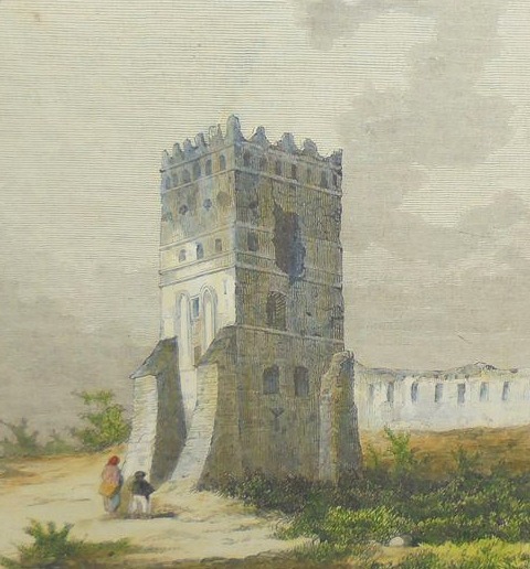 Західна вежа Луцького замку, ХІХ ст.