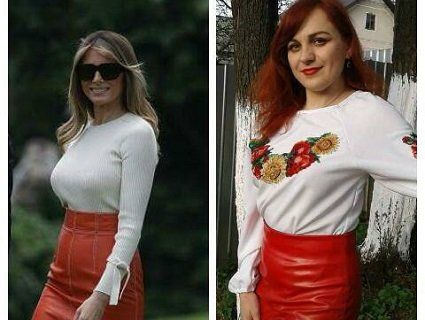 Тернополянка звинуватила Меланію Трамп у копіюванні її стилю