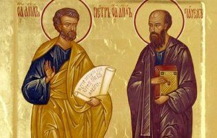Дванадцятого липня - свято верховних апостолів Петра і Павла