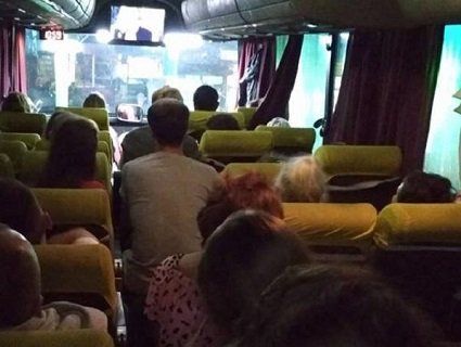В Українських маршрутках люди їздять зі своїми табуретками