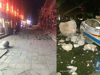 У Китаї стався потужний землетрус, доля тисяч людей невідома