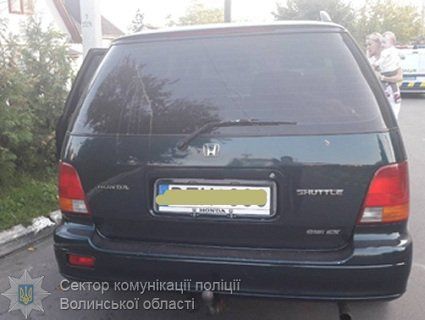 На Волині авто збило 2-річну дитину