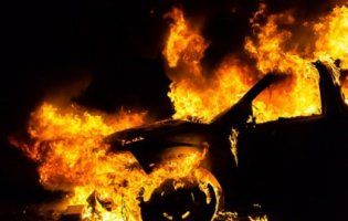 У Луцьку спалили авто одного з начальників поліції