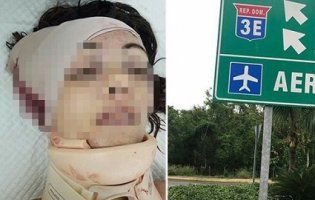 На повній швидкості голою вилізла з авто і…загинула (відео)