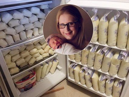 6 літрів: саме стільки у неї  виробляється грудного молока в день