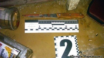 На Харківщині жінка зарізала чоловіка (відео)