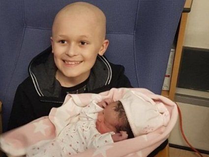 Хворий на рак хлопчик дочекався народження сестрички і помер