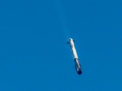 Американські літаки розбомбили ракету-носій компанії SpaceX
