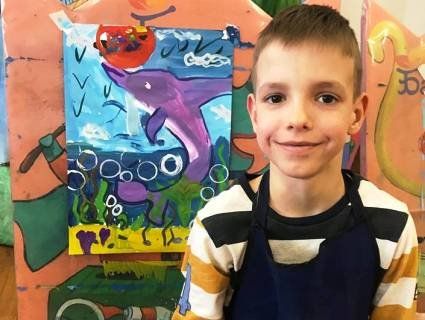 У Луцьку відбулася виставка першокласника «Кольоровий світ Міті» (фото)