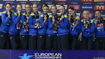 Ні дня без медалей: українці здобули третє золото на чемпіонаті Європи з синхронного плавання