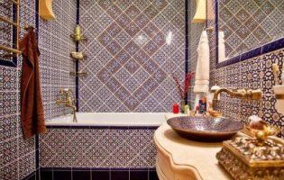 Ванна кімната в марокканському стилі