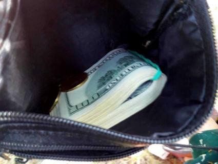На Запоріжжі грабіжник викинув випатрану сумку, не помітивши в ній 6000 доларів