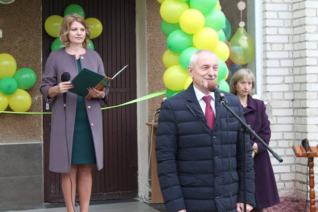 Олександр Савченко на відкритті інклюзивно-ресурсного центру у Затурцівській ОТГ