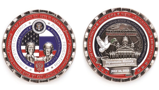 Монета Трамп і Путін