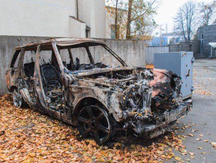 Вигоріле авто головного «євробляхара» країни тепер визначна пам’ятка