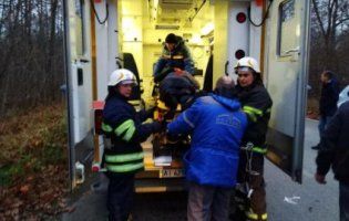 Під Чорнобилем серйозна аварія із перевертанням через сохатого (фото)