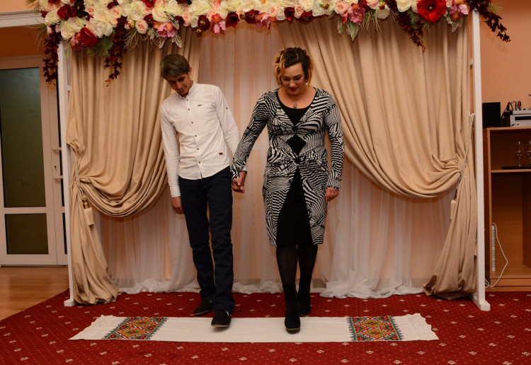 Одеська пара одружилася втретє
