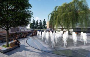 Яким буде фонтан на Театральному майдані у Луцьку?
