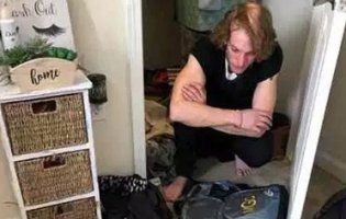 Студентка знайшла у себе в шафі чоловіка, який прожив там декілька днів (відео)