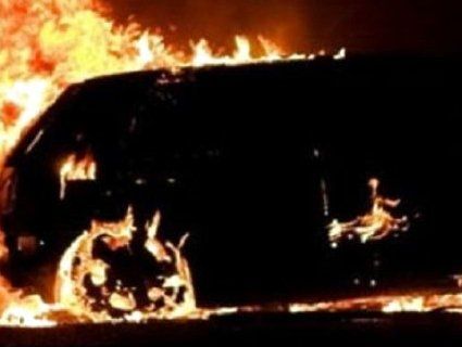 На Волині спалили Lexus