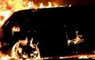 На Волині спалили Lexus