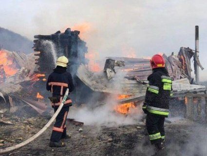 На Прикарпатті горів чоловічий монастир (фото)