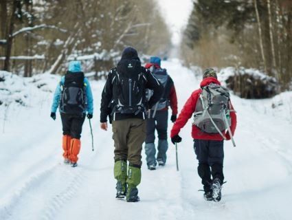 На екстрим-змаганні «Доброволець» на Волині долають 100 км пішки у мороз (відео, фото)