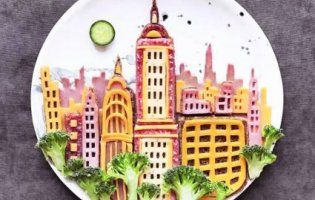 ART & FOOD: картини з овочів, фруктів, шоколаду, ковбаси