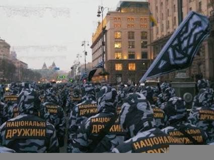Масштабна акція «Нацкорпусу» та «Нацдружини»: вимагають покарати за корупцію в «Укроборонпромі» (фото)