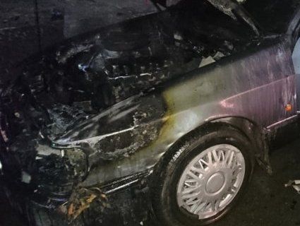 На Львівщині гасили два автомобілі