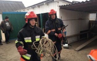 На Рівненщині рятували чоловіка, якого «засмоктало» в криницю