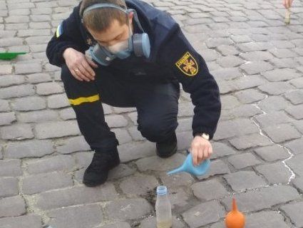 У центрі Львова розлили кілограм ртуті