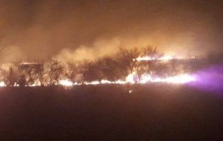Небезпека: через спалювання сухостою мало не згоріло село