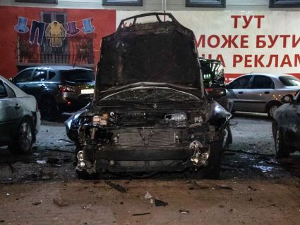 Вибух у Києві: заклали бомбу під авто офіцера-розвідника (відео)