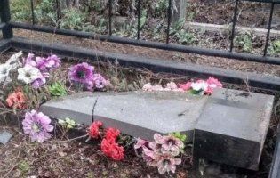 На Київщині п’яні школярі руйнували могили на кладовищі (фото)