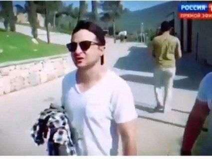 Провокація: російські пропагандисти вистежили Зеленського біля готелю в Туреччині (відео)