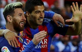 Мессі забив 600 голів за «Барселону», а Суарес – 500 (відео)
