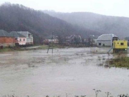 На Закарпатті затопило 30 гектарів сільськогосподарських угідь