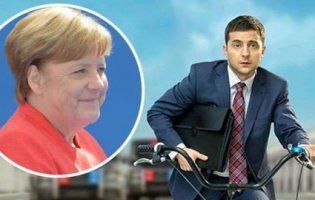 Меркель дивиться  «Слугу народу», щоб вивчити Зеленського