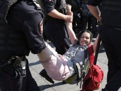 Протести у Москві: суди заарештували 40 осіб