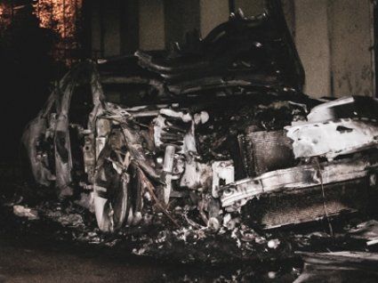 У Києві спалили автомобіль сина ексглави НБУ Гонтаревої (відео)
