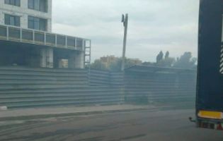 У Луцьку новобудова і «Нова Лінія» могли піти з димом через «бездумний підпал» (фото)