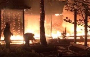 Згарище у Гореничах: охоронець Гонтарєвої розповів, як спалили її нерухомість (відео)