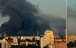 У Донецьку лунають вибухи: горить склад боєприпасів бойовиків