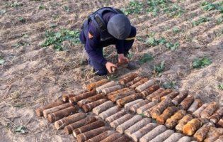 «Мінне поле»: на городі у волинському селі викопали півтисячі снарядів (фото)